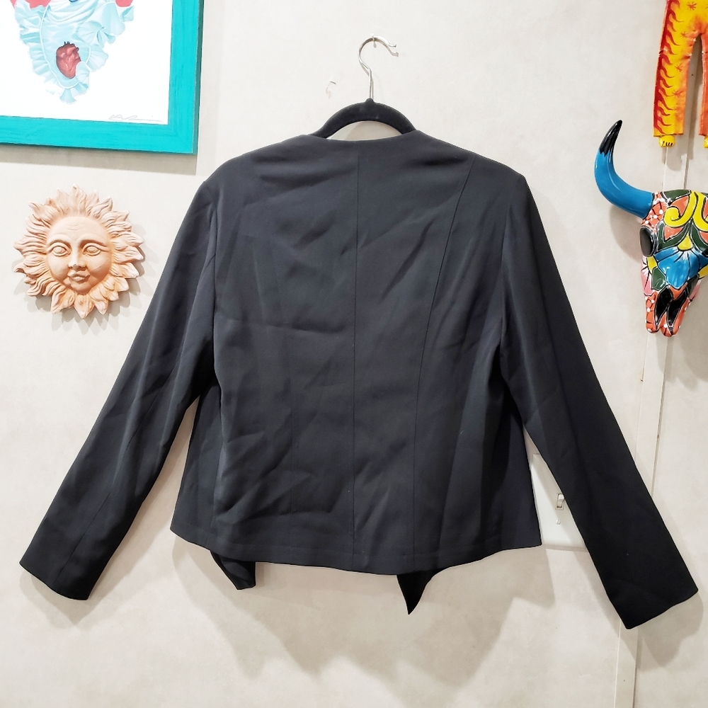 Tahari Suit Jacket Blazer in Black US Size 8 - Picture 2 of 9